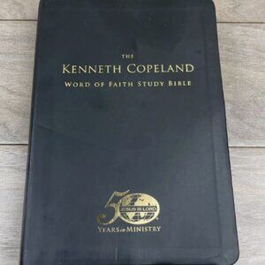 The Kenneth Copeland Word Of Faith Study Bible Modern English Version Leather